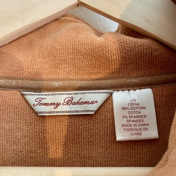 Tommy Bahama quart zip sweater - Picture 2 of 3